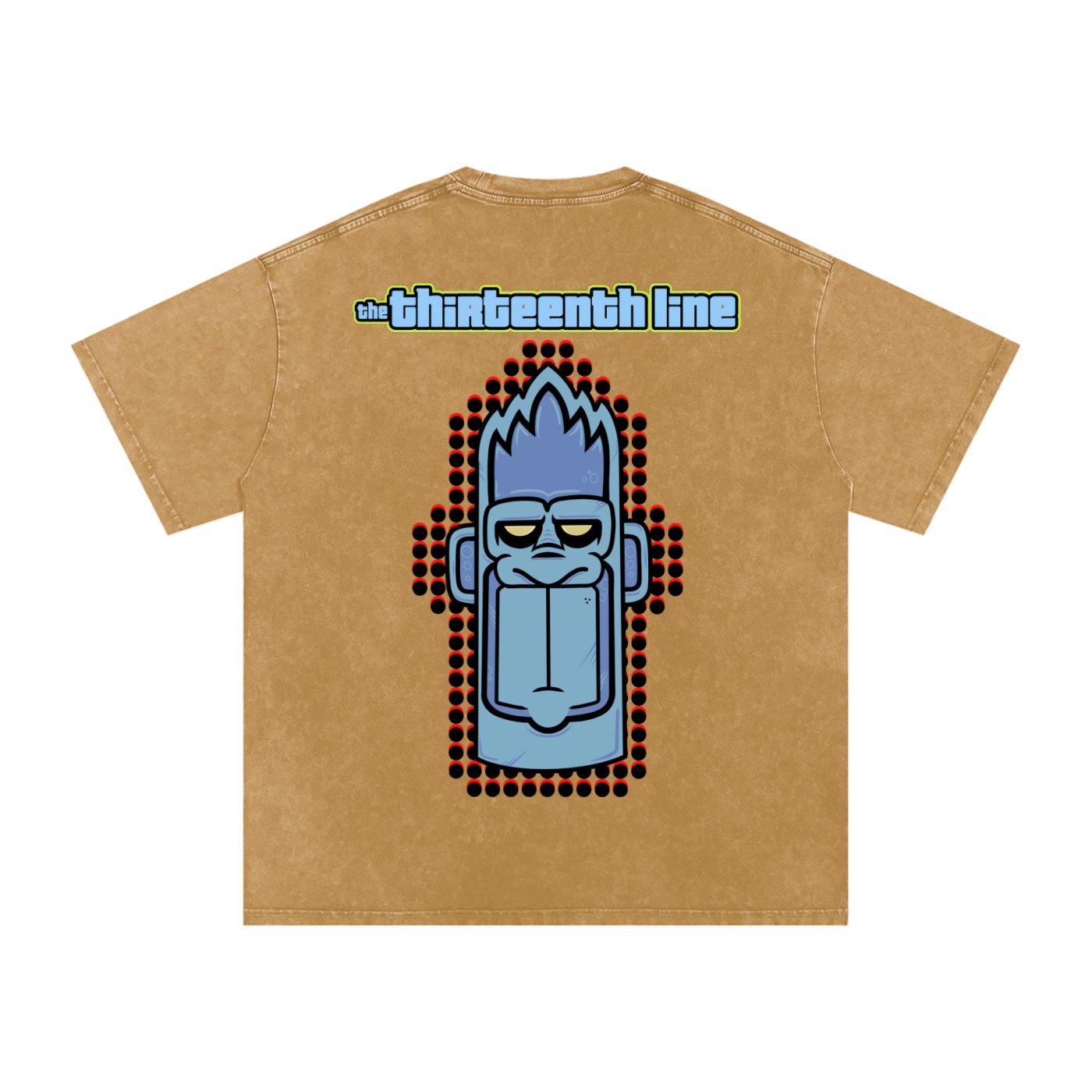 “MONKEY 13” Snow Washed Oversized Cotton T-Shirt - Image 40