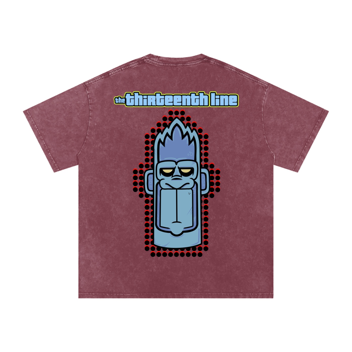 “MONKEY 13” Snow Washed Oversized Cotton T-Shirt - Image 18