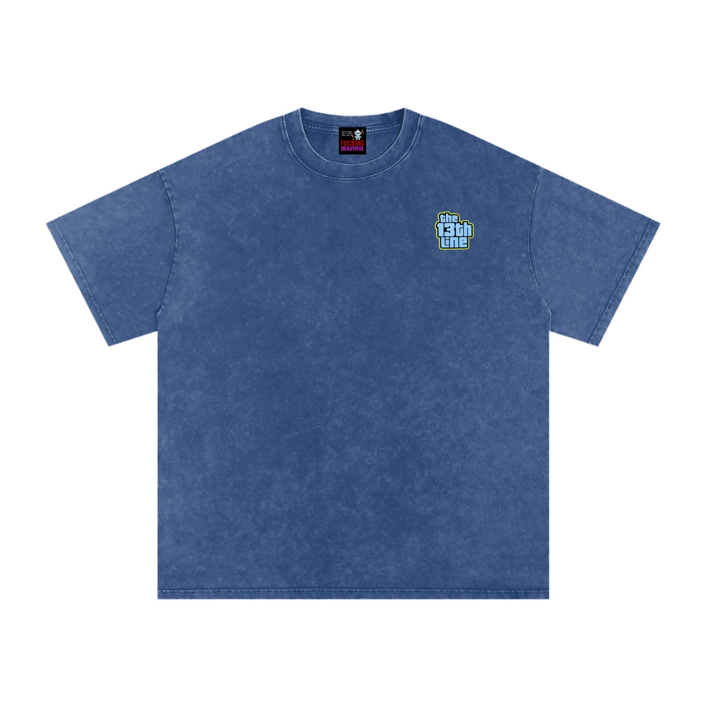 “MONKEY 13” Snow Washed Oversized Cotton T-Shirt - Image 37