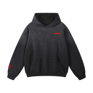 “TIME CONFINED” Heavyweight Sunfade Oversized Hoodie