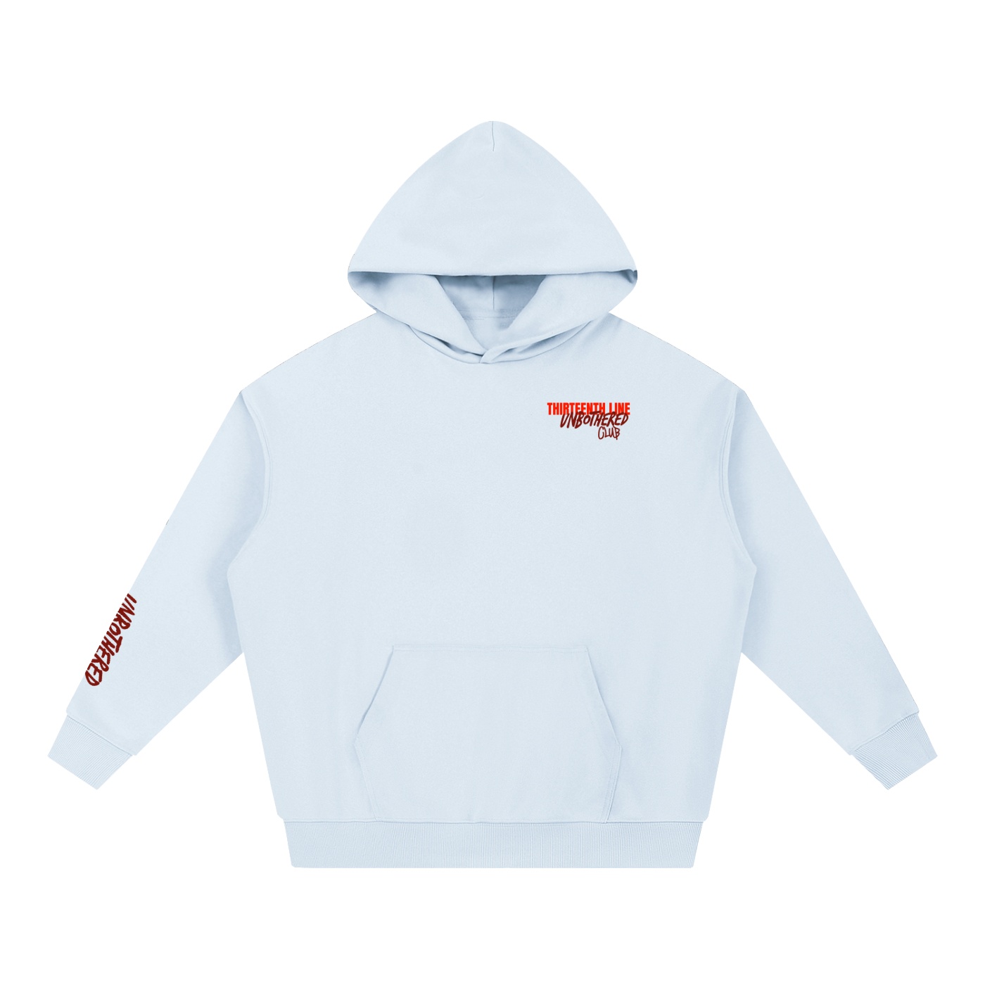 “UNBOTHERED NEVER MIND” Essential Heavyweight Hoodie - Image 9