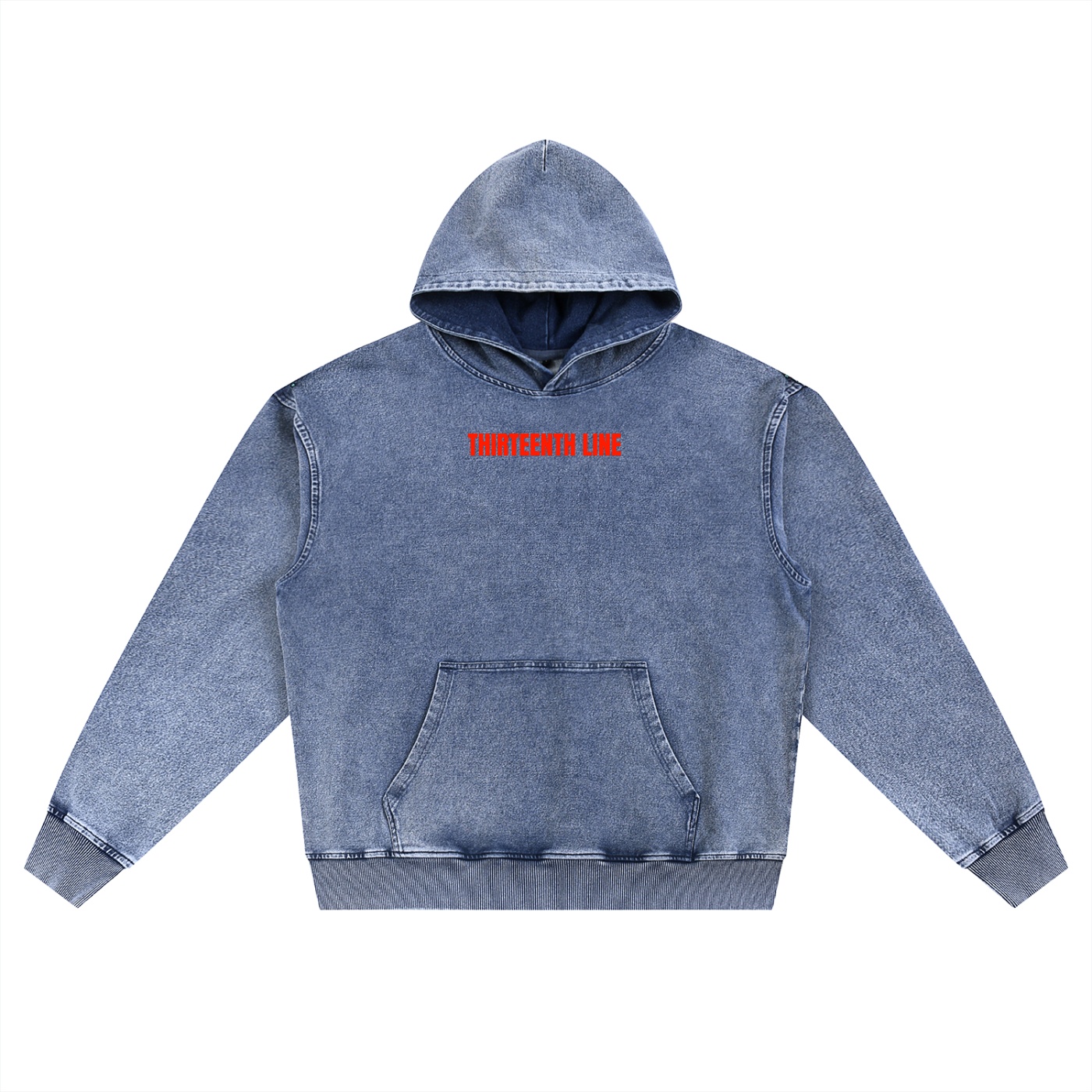 “NEON”Snow Wash Oversized Hoodie - Image 3