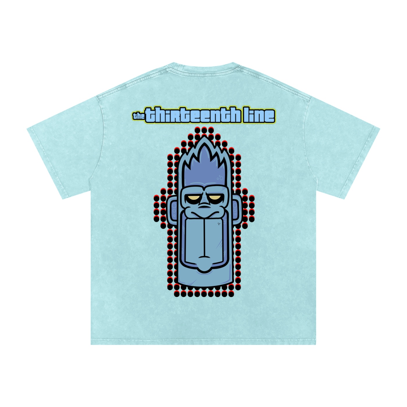 “MONKEY 13” Snow Washed Oversized Cotton T-Shirt - Image 4