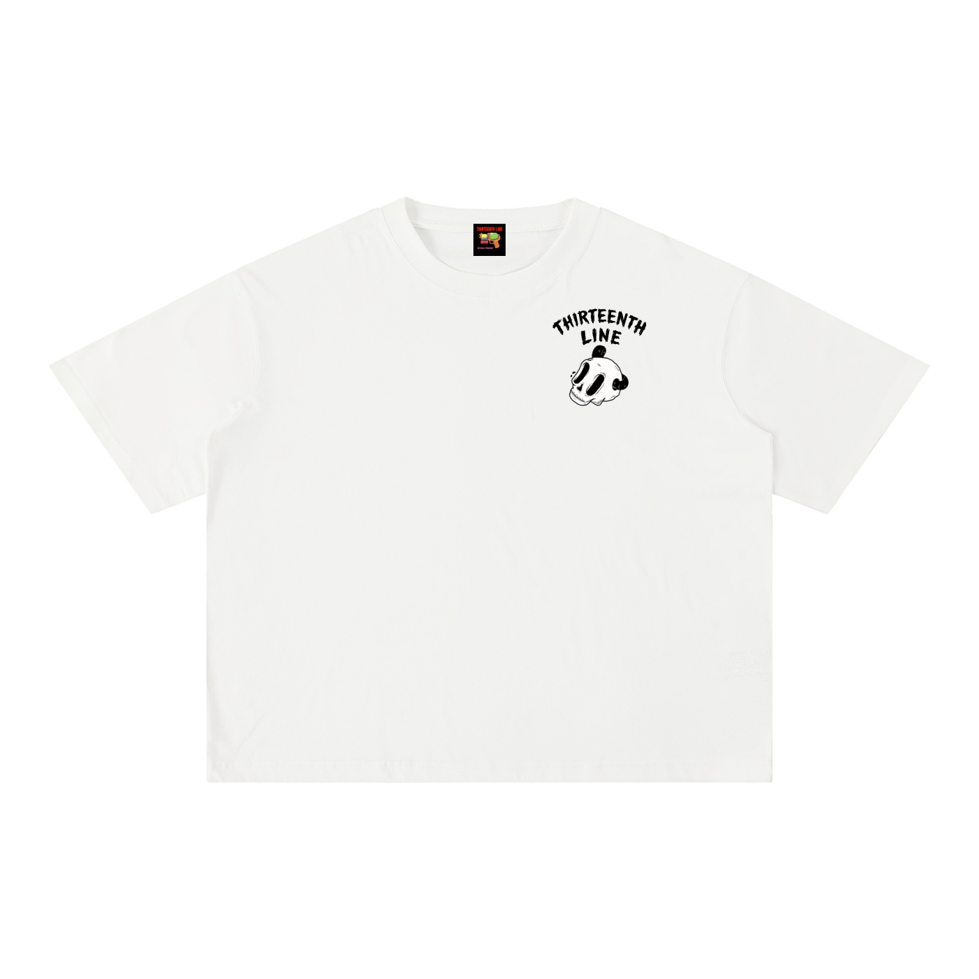 “SKULL WORM” Mineral Wash Boxy Cotton T-Shirt - Image 17