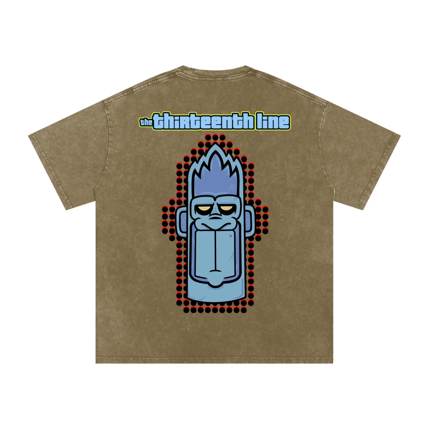 “MONKEY 13” Snow Washed Oversized Cotton T-Shirt - Image 30