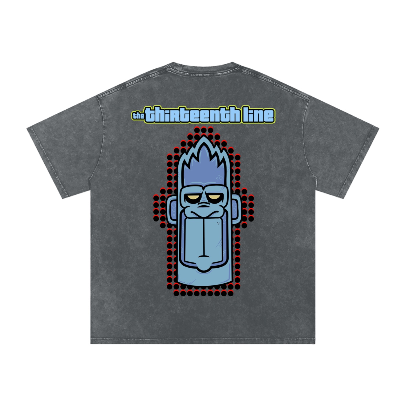 “MONKEY 13” Snow Washed Oversized Cotton T-Shirt - Image 28