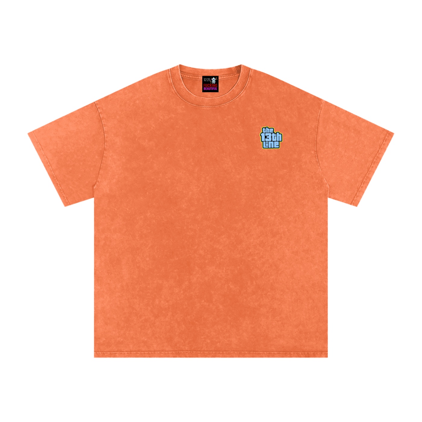 “MONKEY 13” Snow Washed Oversized Cotton T-Shirt - Image 13