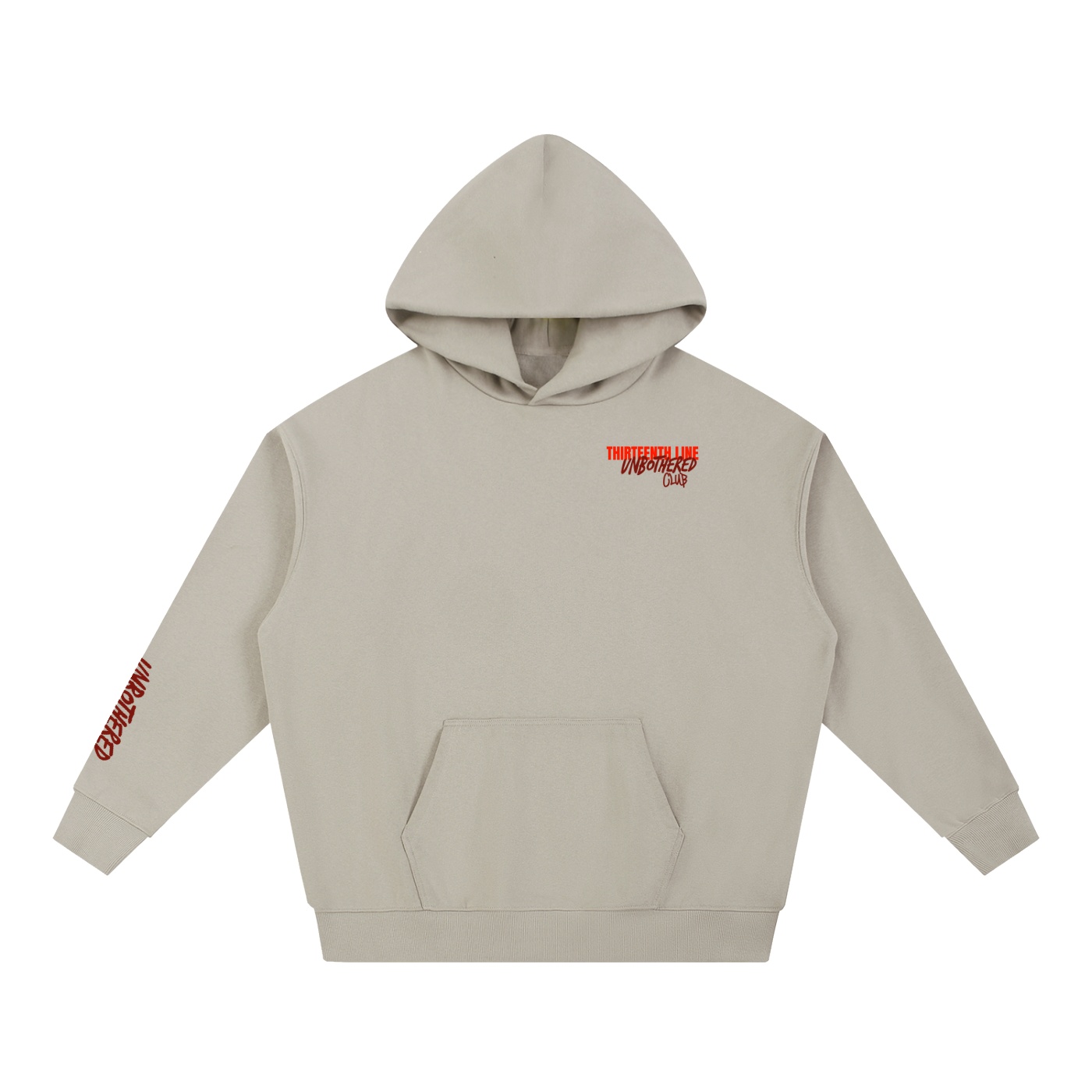 “UNBOTHERED NEVER MIND” Essential Heavyweight Hoodie - Image 11