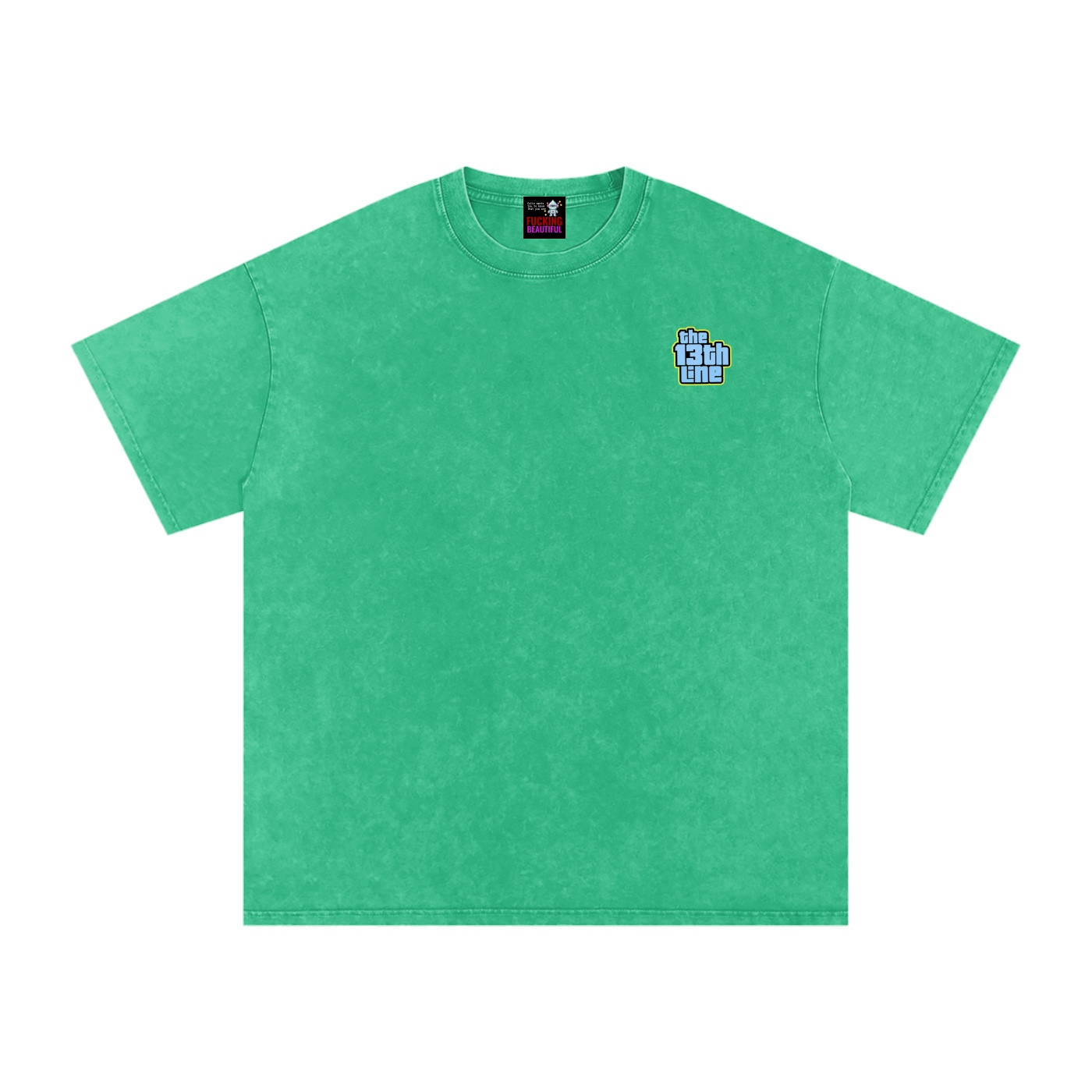 “MONKEY 13” Snow Washed Oversized Cotton T-Shirt - Image 21