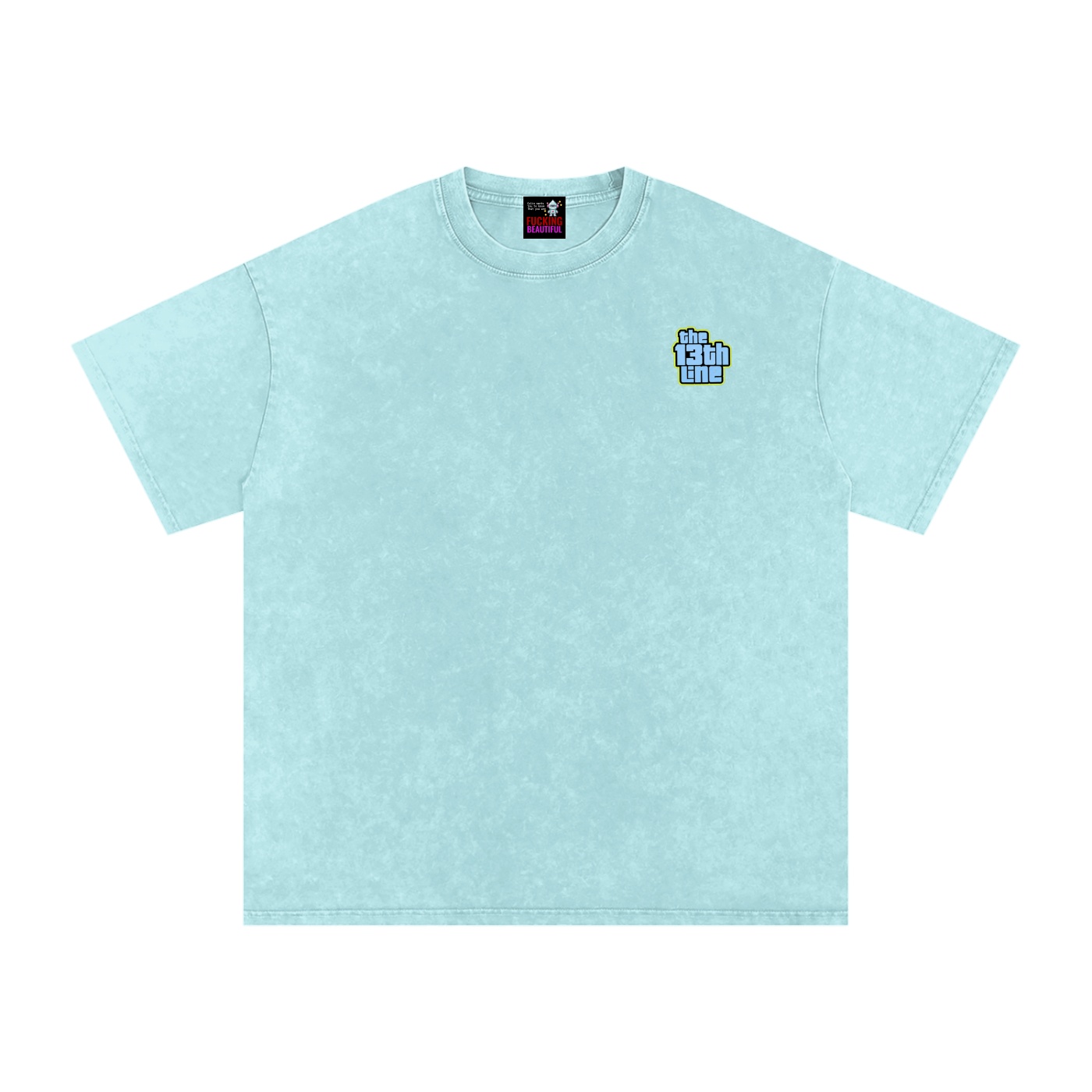 “MONKEY 13” Snow Washed Oversized Cotton T-Shirt - Image 3
