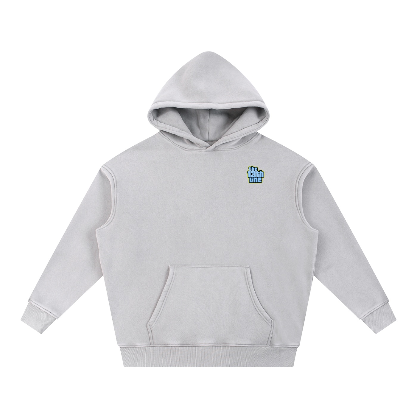 “MONKEY 13”Snow Wash Fleece Oversize Hoodie - Image 5