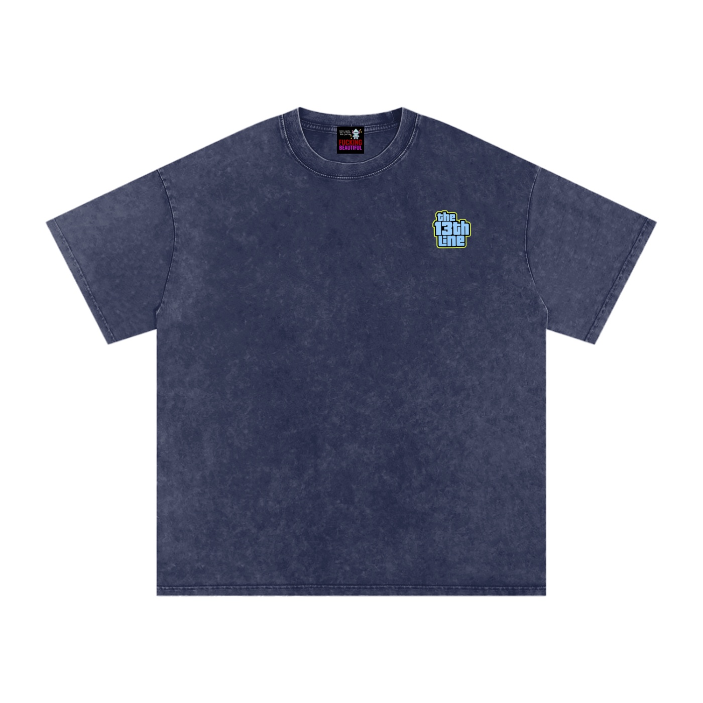 “MONKEY 13” Snow Washed Oversized Cotton T-Shirt - Image 25