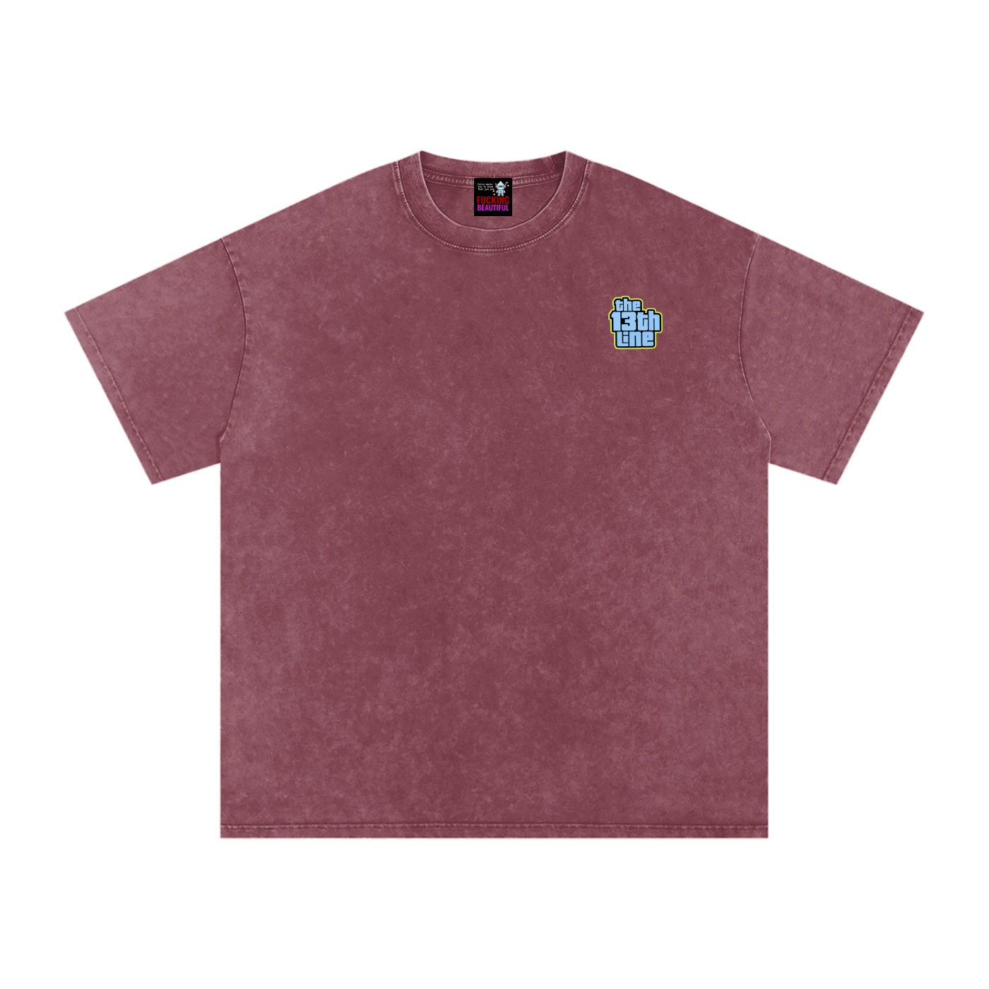“MONKEY 13” Snow Washed Oversized Cotton T-Shirt - Image 17