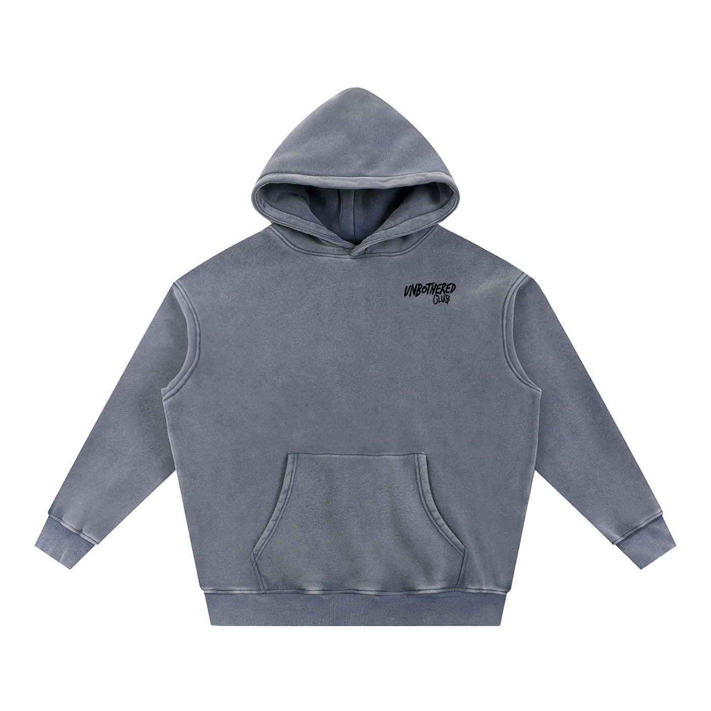 “UFO invasion”Snow Wash Fleece Oversize Hoodie - Image 9