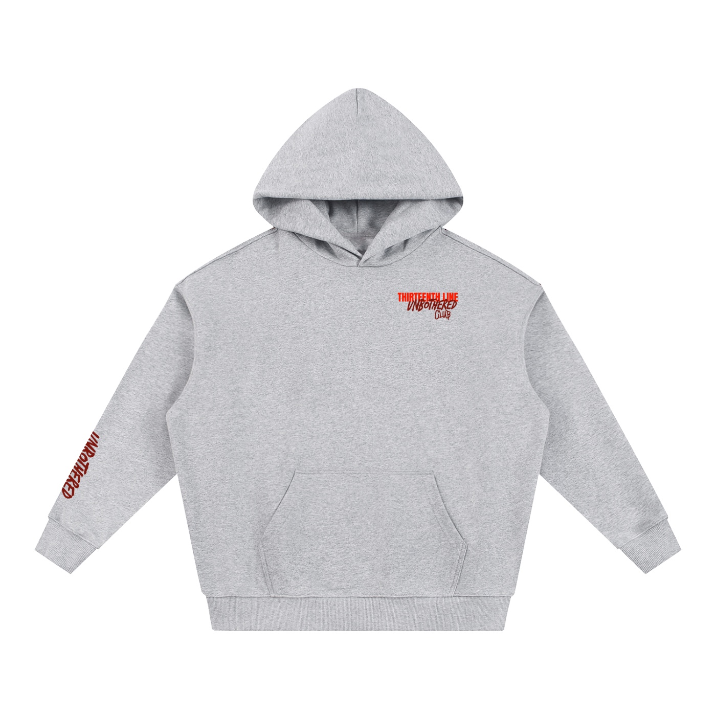 “UNBOTHERED NEVER MIND” Essential Heavyweight Hoodie - Image 5