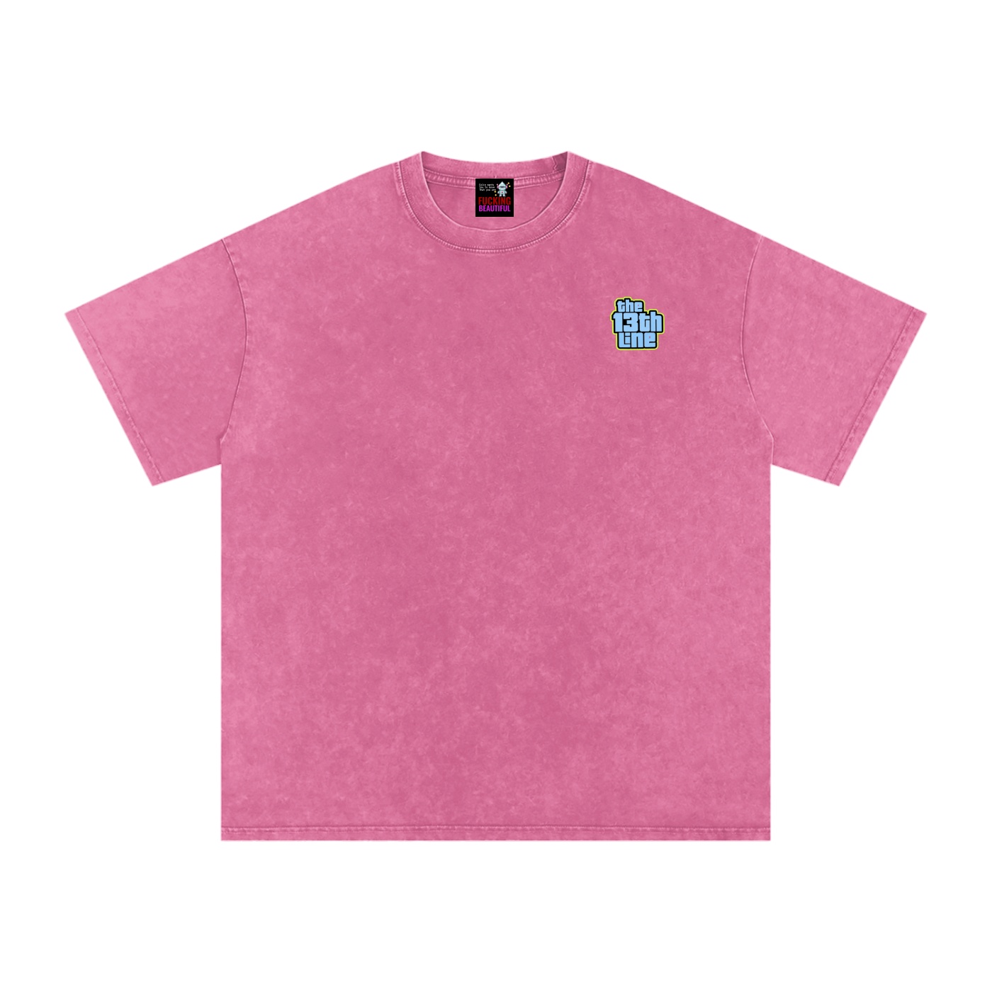 “MONKEY 13” Snow Washed Oversized Cotton T-Shirt - Image 15