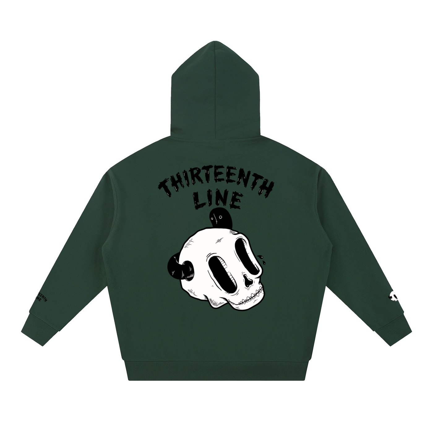 “SKULL WORM” Essential Heavyweight Hoodie - Image 26