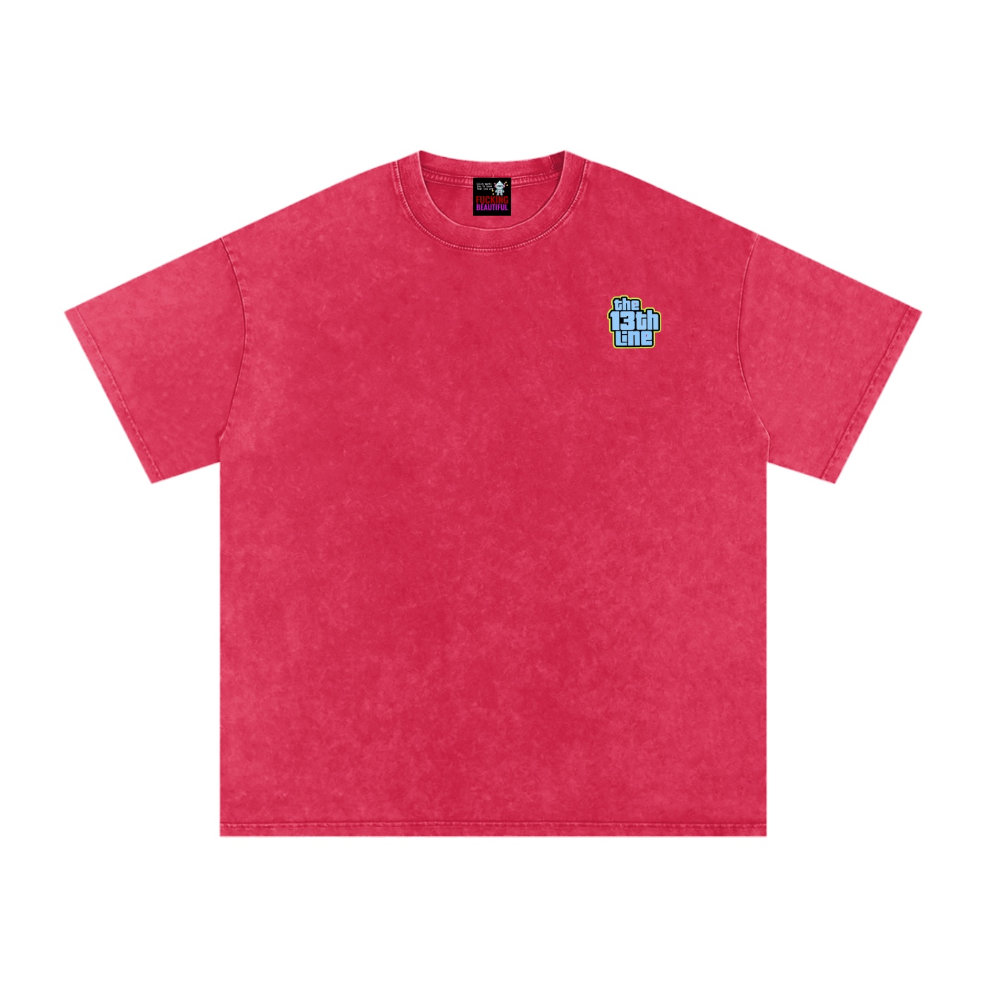 “MONKEY 13” Snow Washed Oversized Cotton T-Shirt - Image 45