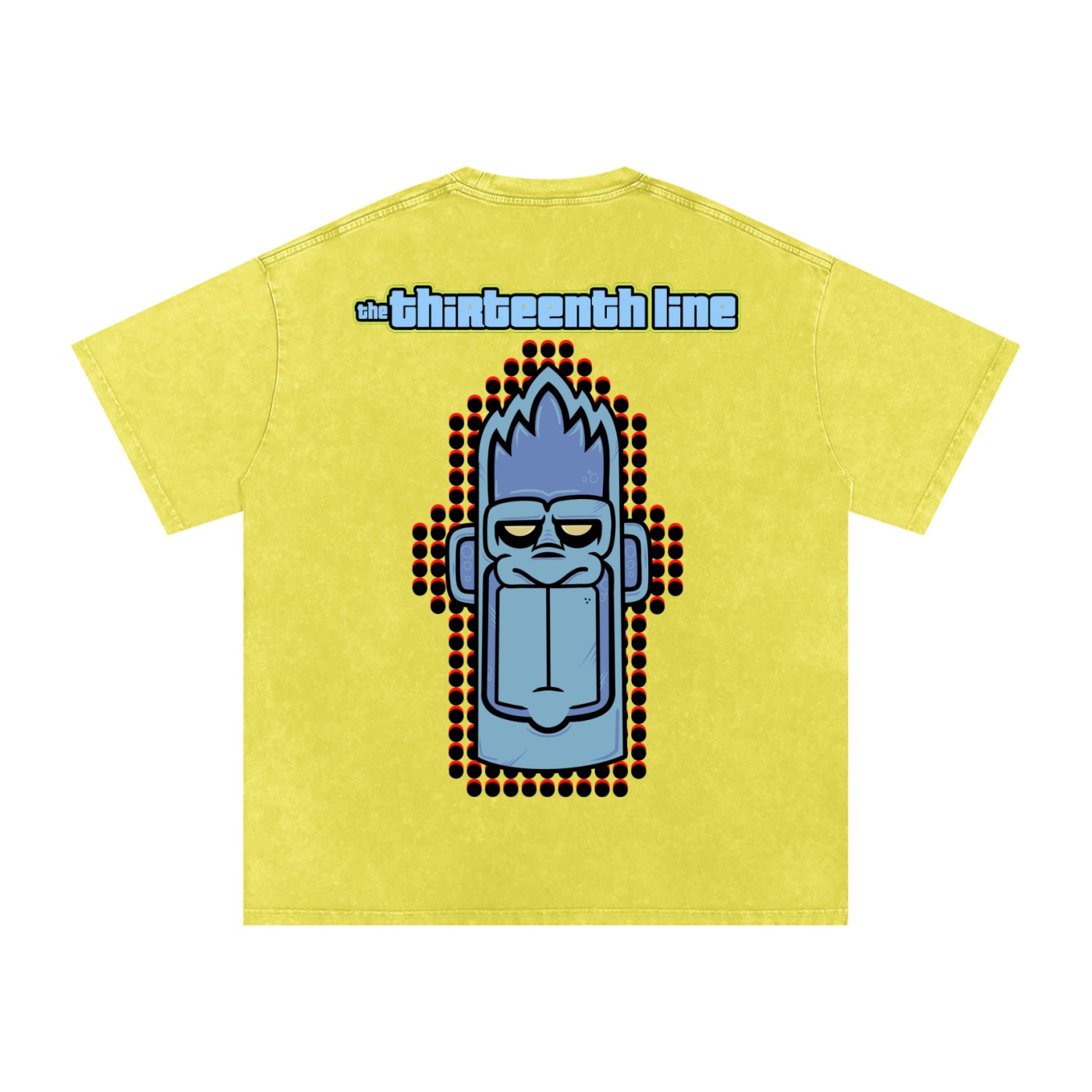 “MONKEY 13” Snow Washed Oversized Cotton T-Shirt - Image 44