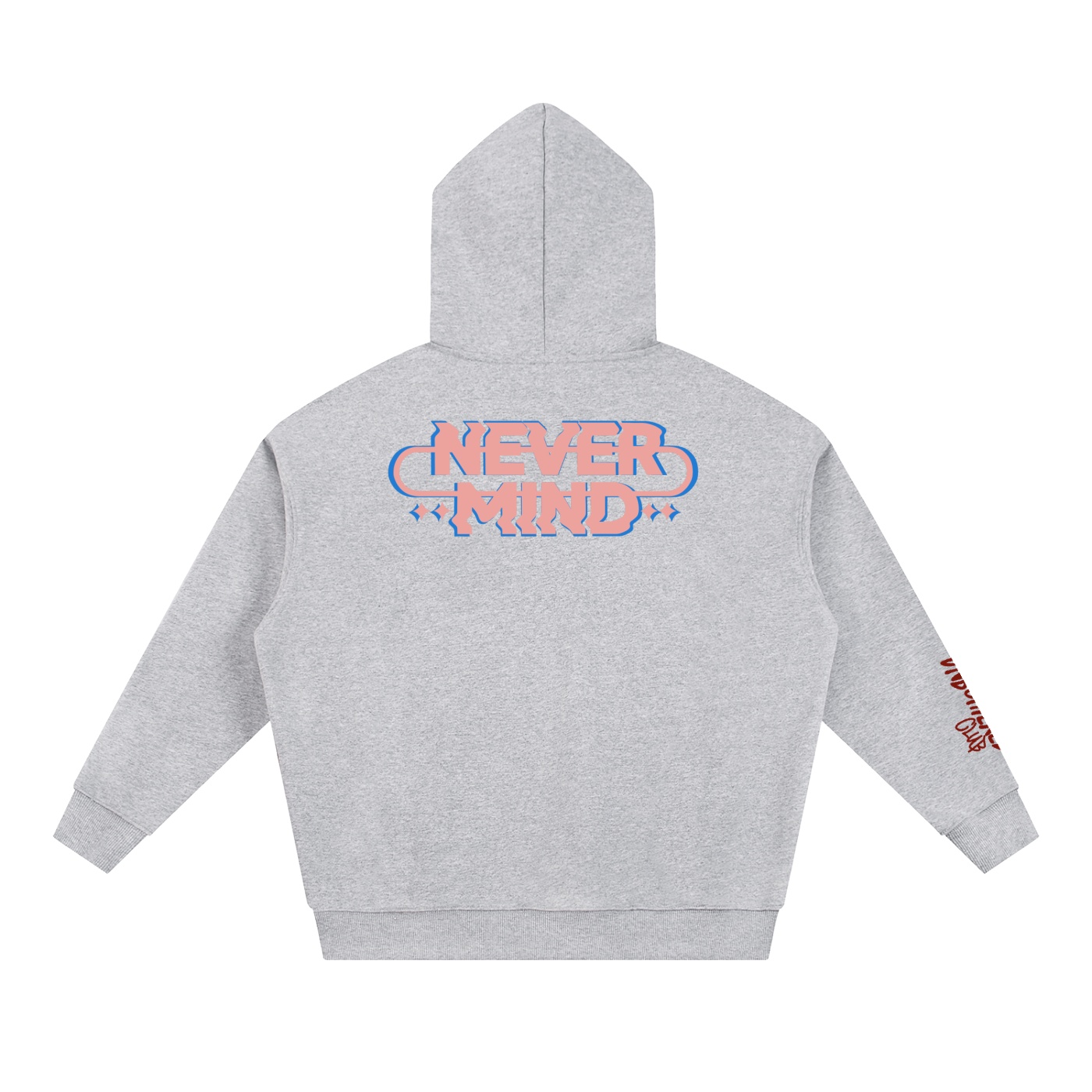 “UNBOTHERED NEVER MIND” Essential Heavyweight Hoodie - Image 6