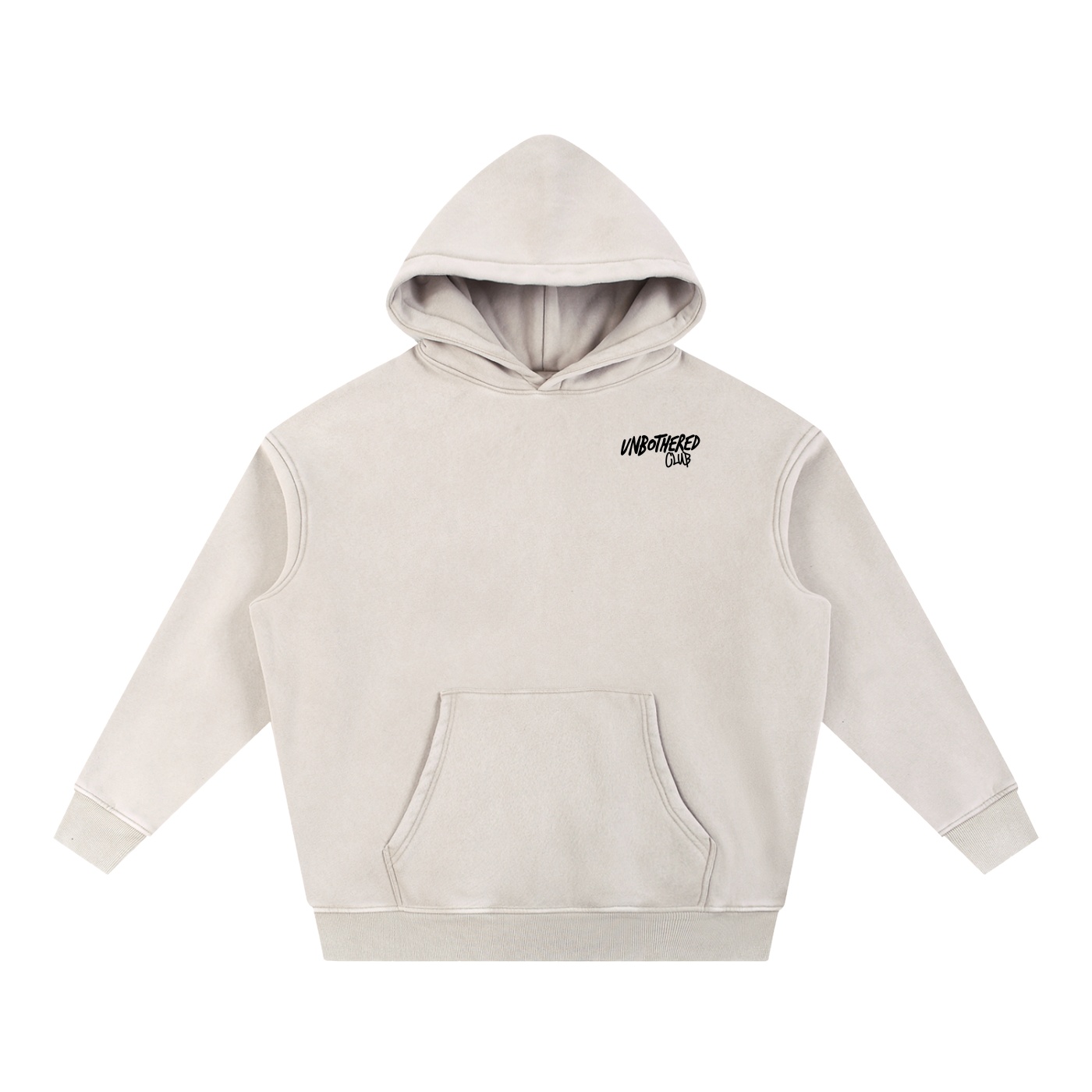 “UFO invasion”Snow Wash Fleece Oversize Hoodie - Image 3