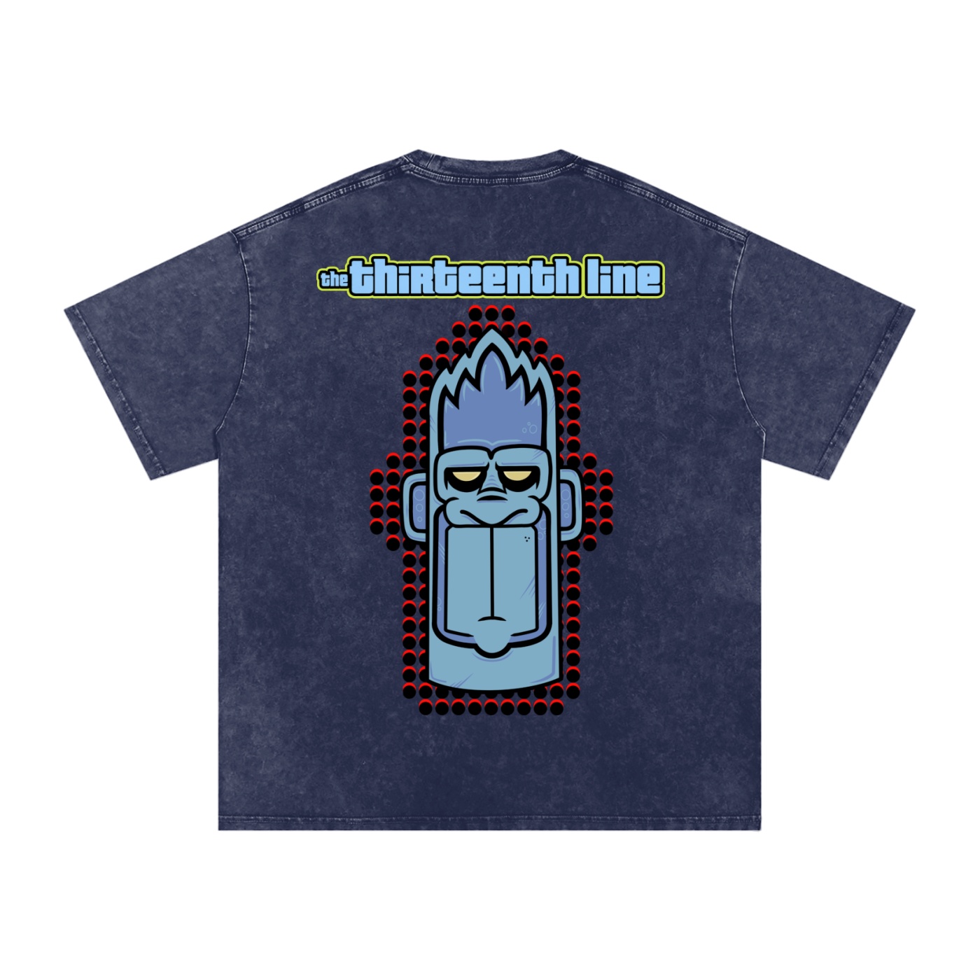 “MONKEY 13” Snow Washed Oversized Cotton T-Shirt - Image 26