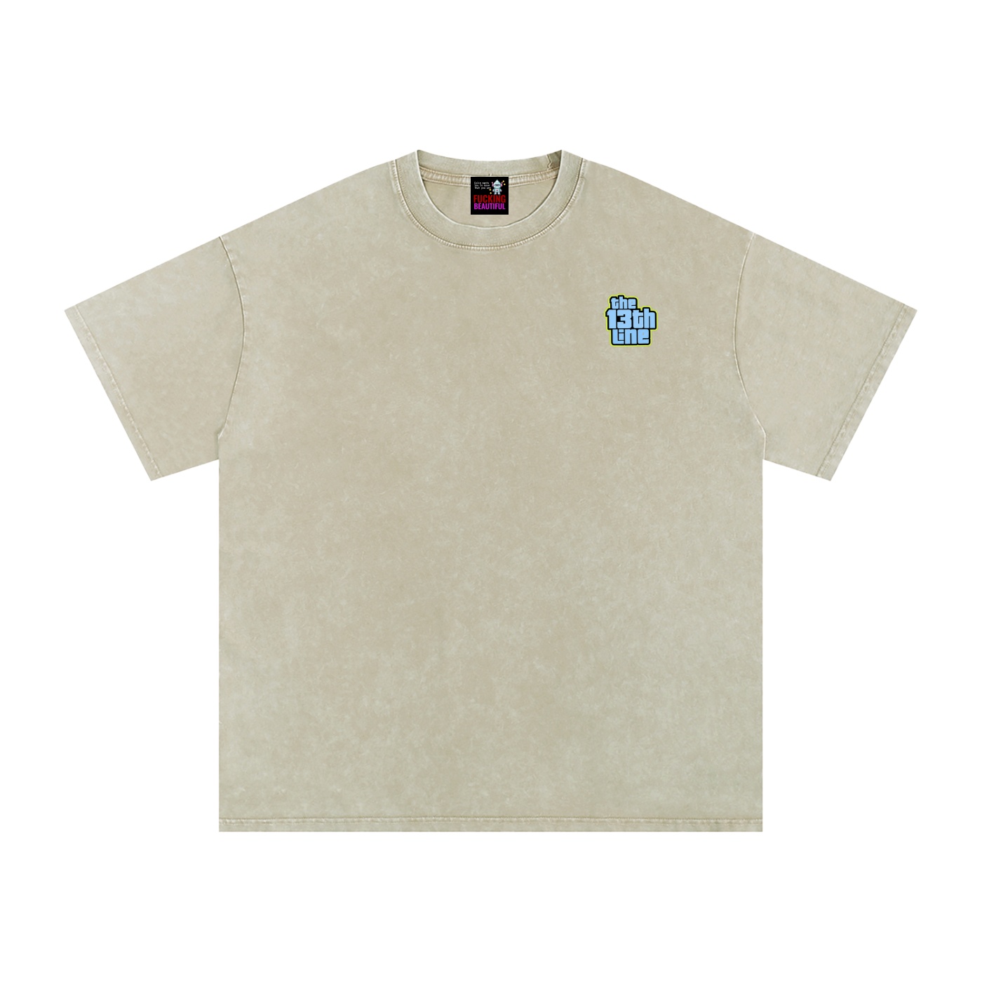 “MONKEY 13” Snow Washed Oversized Cotton T-Shirt - Image 23