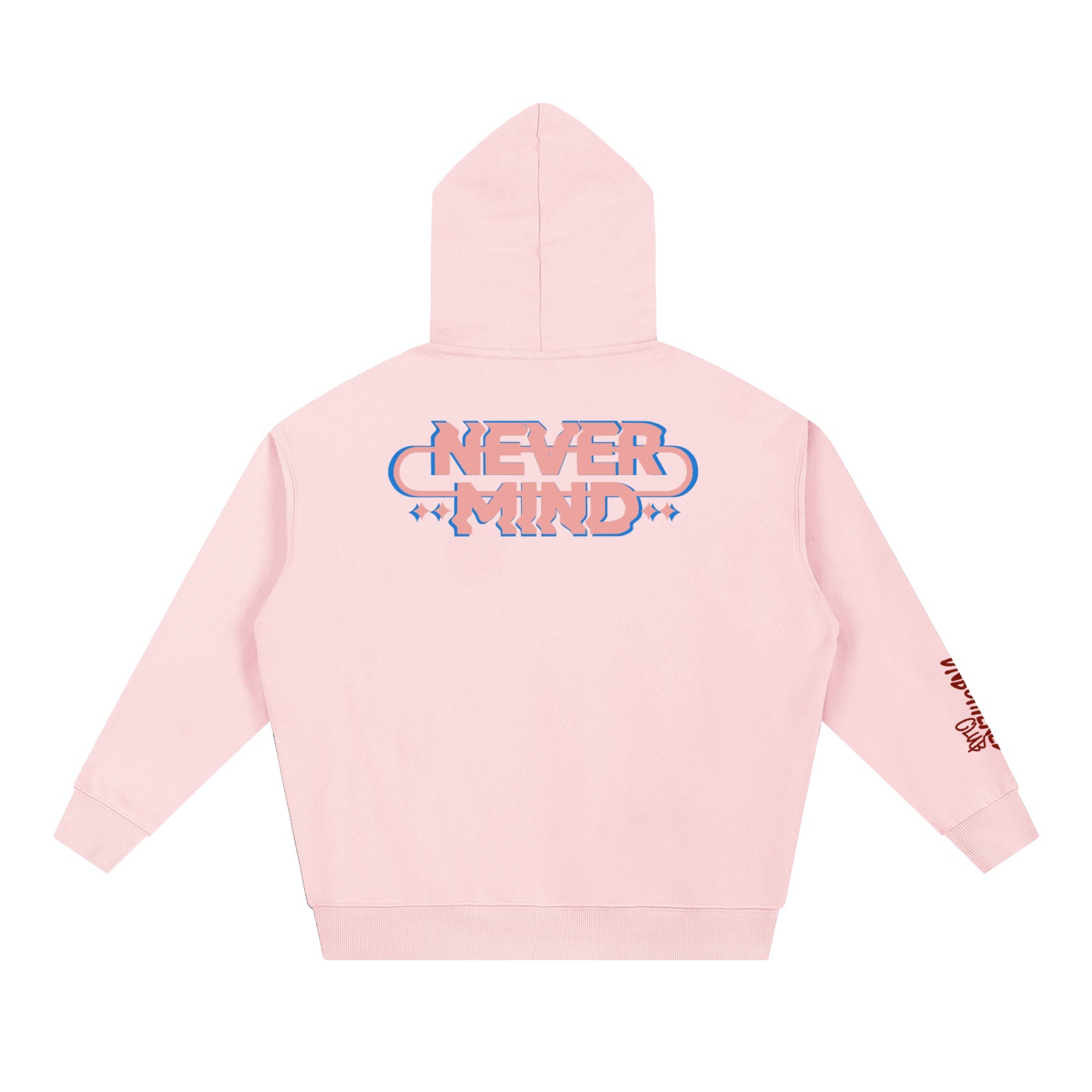 “UNBOTHERED NEVER MIND” Essential Heavyweight Hoodie - Image 8