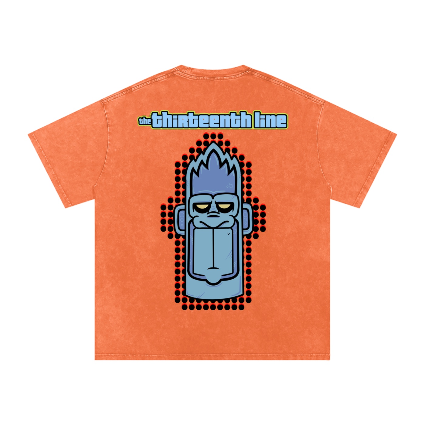 “MONKEY 13” Snow Washed Oversized Cotton T-Shirt - Image 14