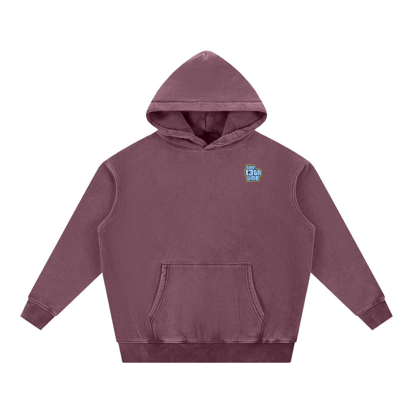 “MONKEY 13”Snow Wash Fleece Oversize Hoodie - Image 15