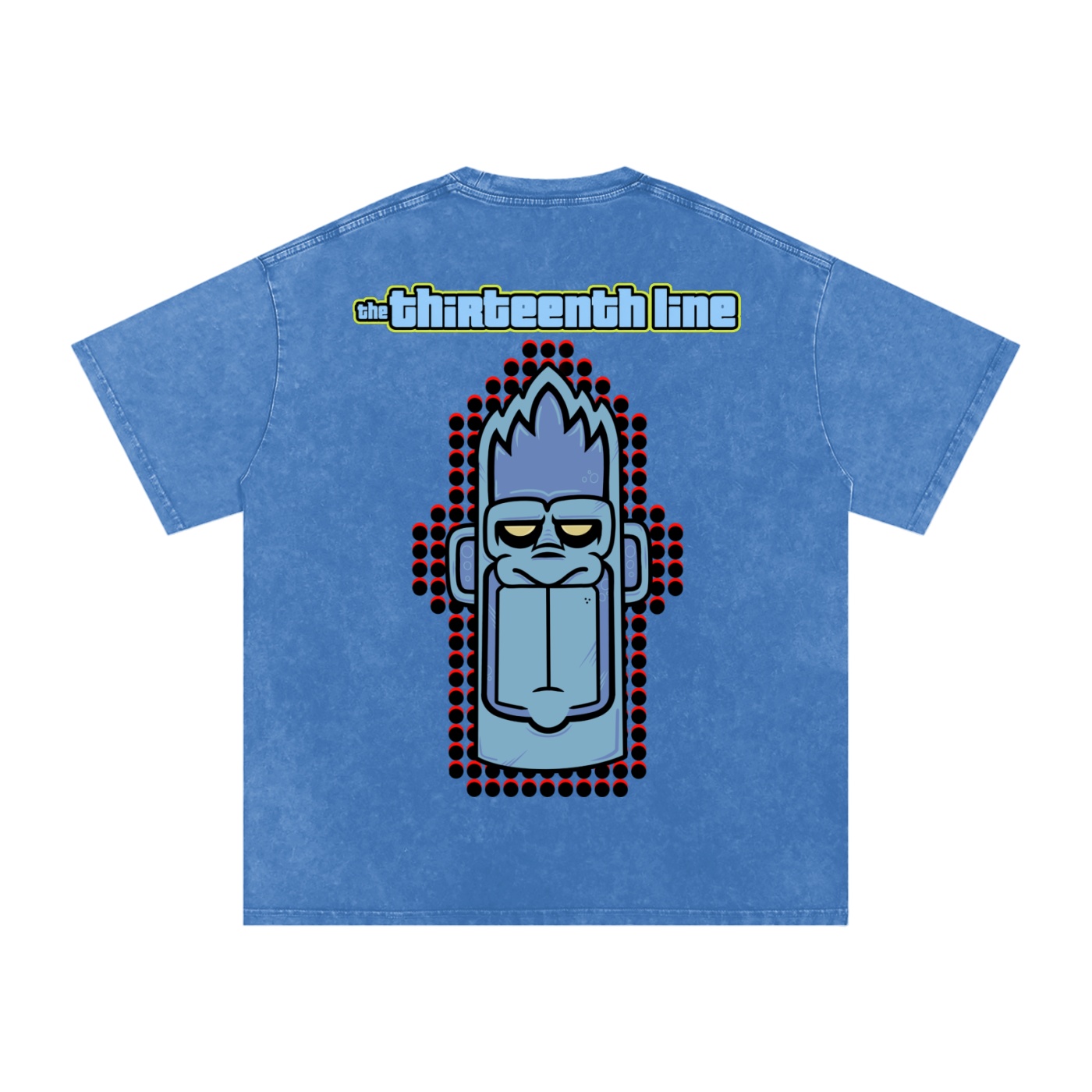 “MONKEY 13” Snow Washed Oversized Cotton T-Shirt - Image 20