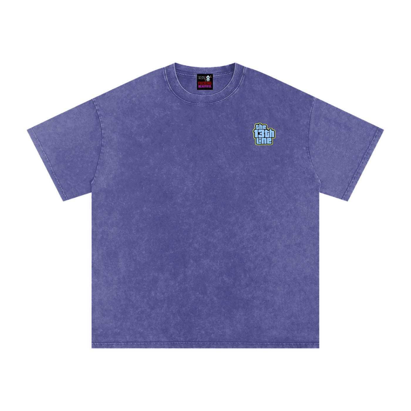 “MONKEY 13” Snow Washed Oversized Cotton T-Shirt - Image 35